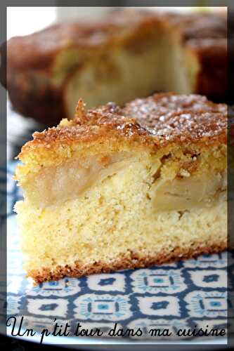 P'tit gâteau fondant aux pommes et à la noix de coco