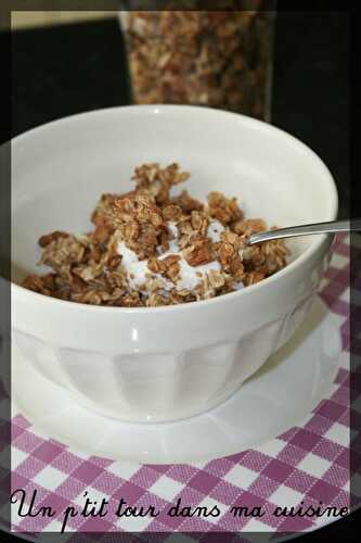 P'tit granola maison amandes et noix