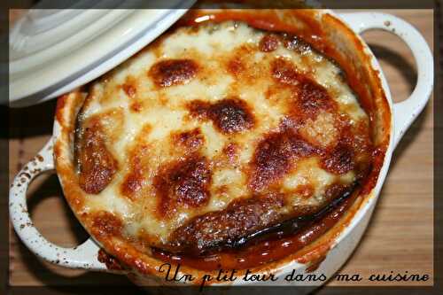 P'tit gratin d'aubergine à la parmesane