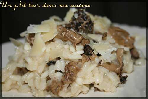 P'tit risotto aux morilles séchées