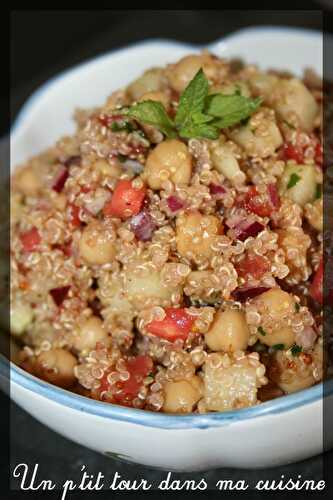 P'tit taboulé de quinoa aux pois chiches