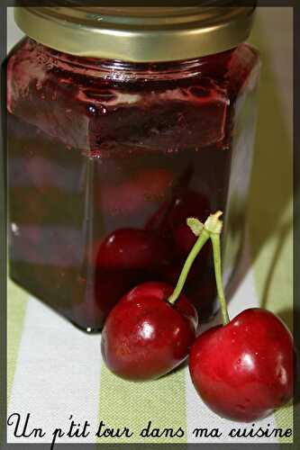 P'tite confiture de cerise allégée en sucre