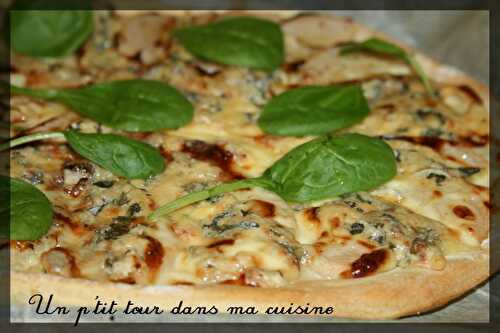 P'tite pizza à la poire et à la fourme d'Ambert