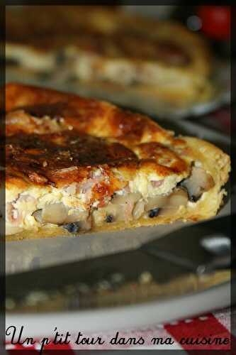 P'tite quiche champignons et bacon