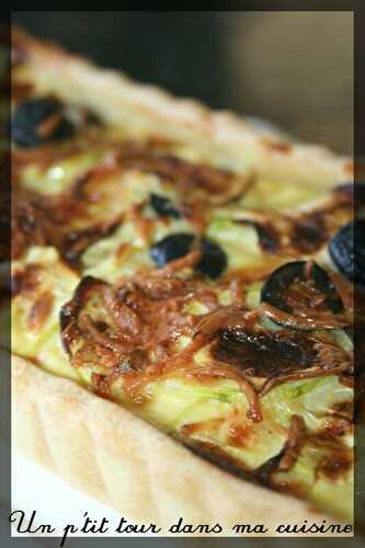 P'tite quiche courgettes, olives et fromage blanc