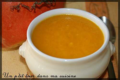 P'tite soupe d'automne: potiron, carotte et pomme