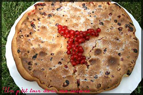 P'tite tarte amandine à la groseille