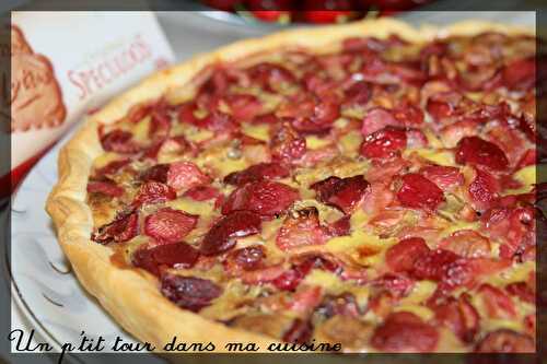 P'tite tarte aux cerises et aux speculoos