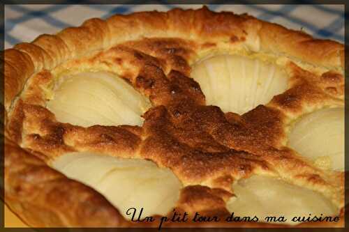 P'tite tarte aux poires et à la crème d'amandes façon Bourdaloue