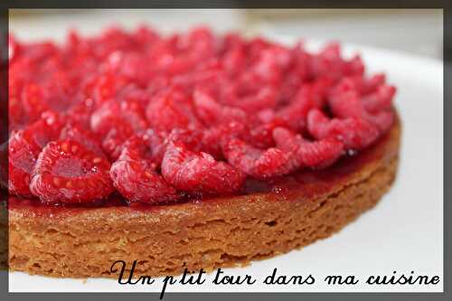 P'tite tarte friable aux framboises de Christophe Michalak