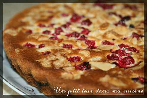 P'tite tarte groseilles/amandes