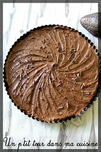 P'tite tarte sans cuisson au chocolat et à l'avocat