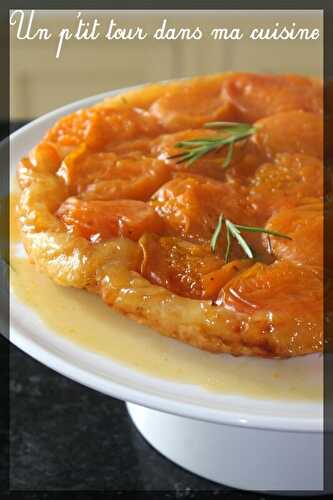 P'tite tatin aux abricots et romarin