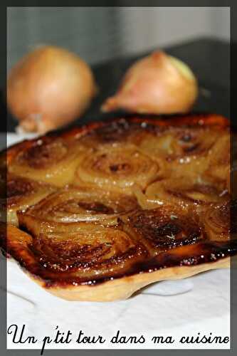 P'tite tatin d'oignons au thym