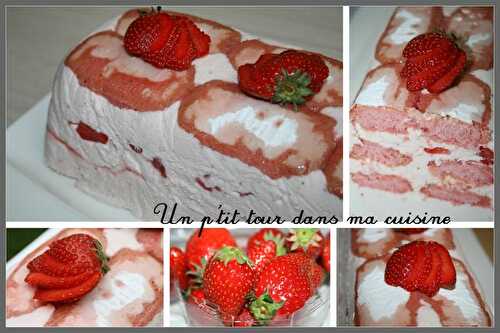 P'tite terrine aux fraises et biscuits de Reims