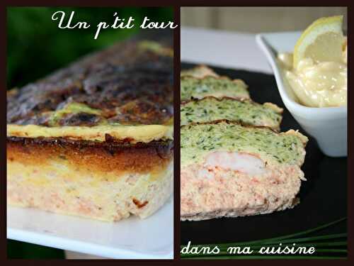 P'tite terrine bicolore saumon, crevettes et courgettes