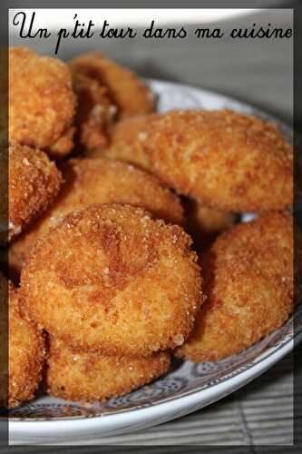 P'tites croquetas brebis et jambon de Bayonne