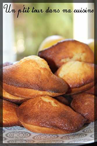 P'tites madeleines au citron