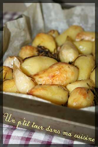 P'tites pommes de terre au romarin au four