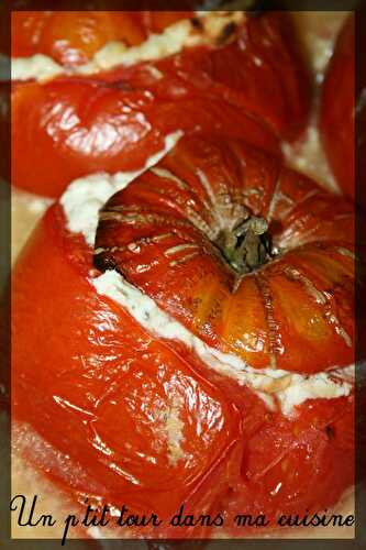 P'tites tomates farcies au fromage