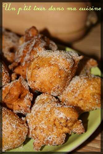 P'tits beignets sucrés de courge butternut