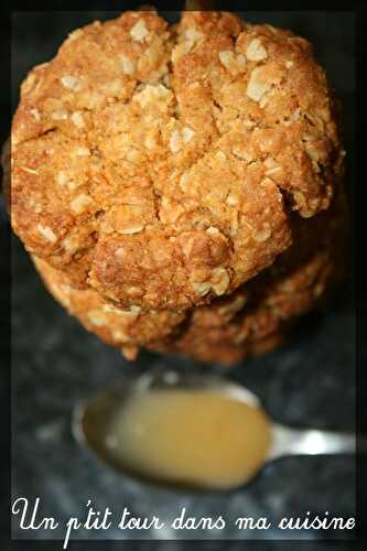 P'tits biscuits au miel et aux flocons d'avoine