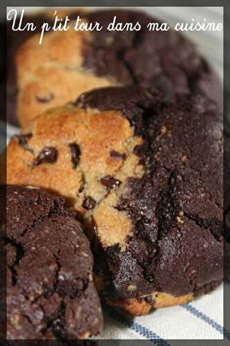 P'tits biscuits mous bi-goût beurre de cacahuètes et chocolat