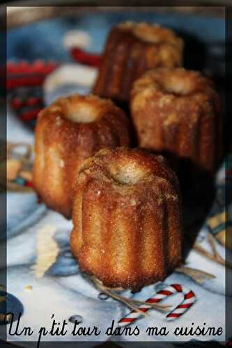 P'tits cannelés à la crème de marron