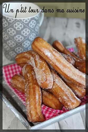 P'tits churros pour fêter les 9 ans du blog