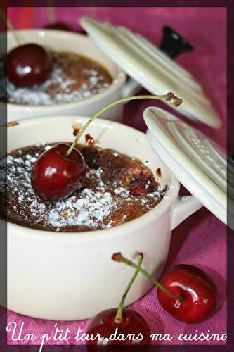 P'tits clafoutis framboises et cerises