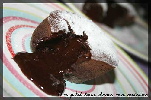 P'tits coulants au chocolat