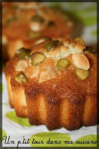 P'tits financiers amandes et pistaches