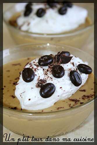 P'tits oeufs à la neige, crème anglaise au café