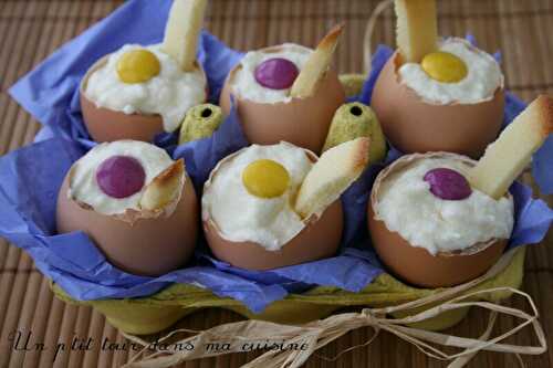 P'tits oeufs de Pâques duo de mousses au chocolat