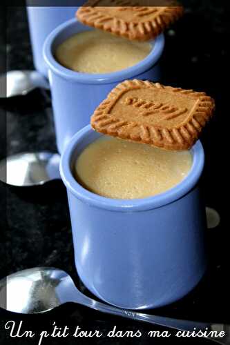 P'tits pots de crème dessert aux speculoos