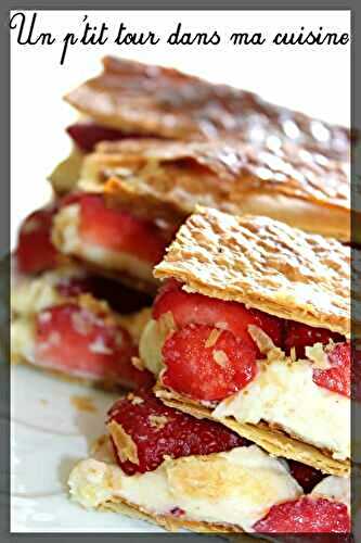 P'tit mille-feuille aux fraises