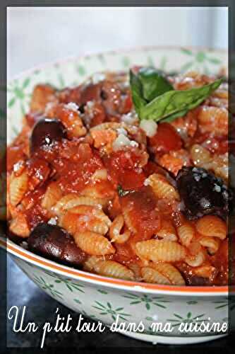 P'tits gnocchetti au ragout de tomates et thon rouge