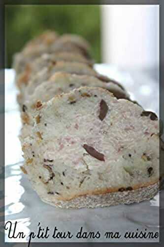 P'tite baguette apéro jambon blanc et olives