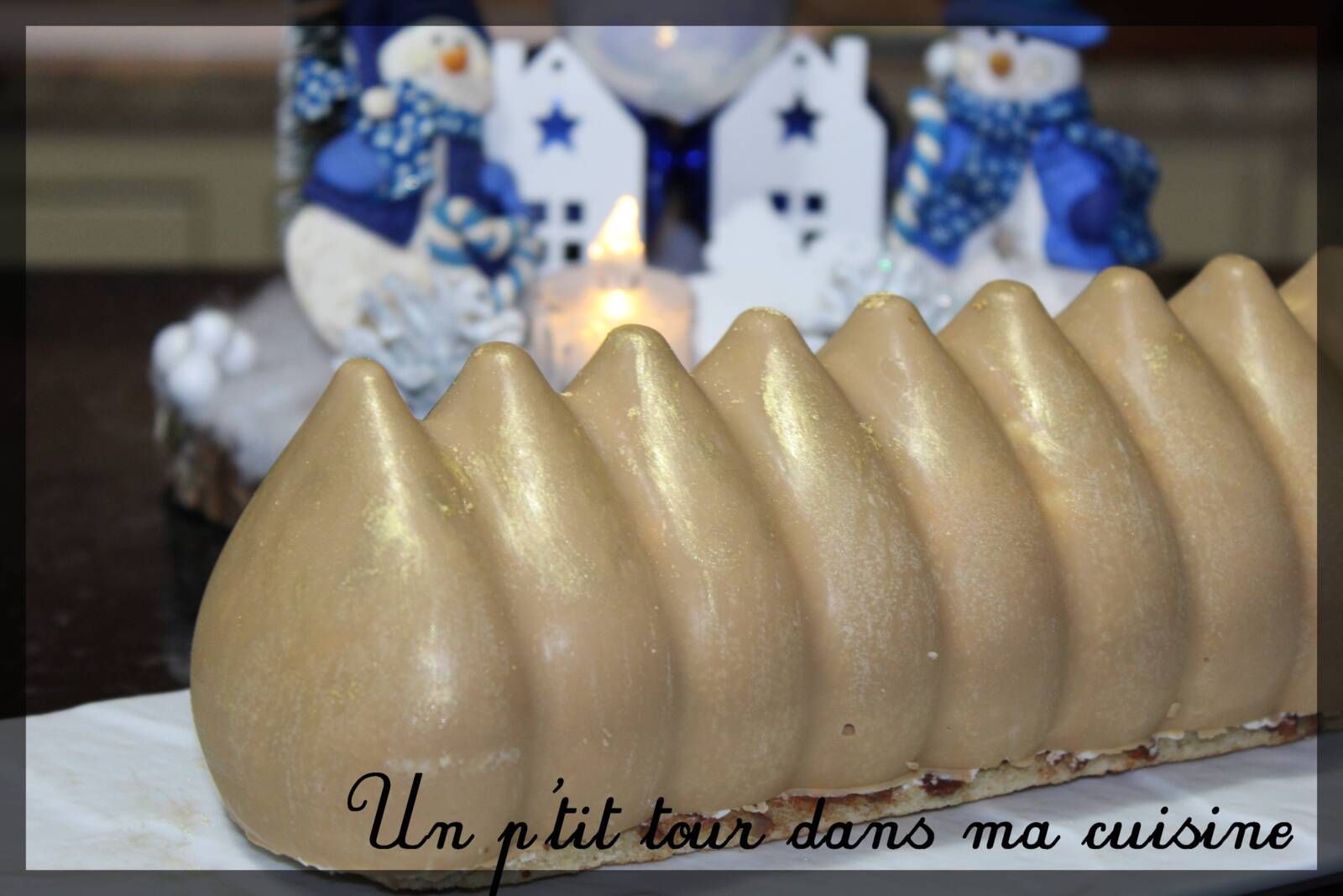 P'tite bûche vanille et noix de pécan