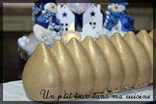 P'tite bûche vanille et noix de pécan