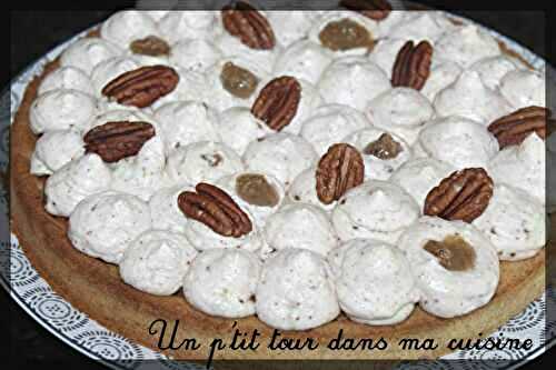 P'tite tarte aux noix de pécan, chantilly praliné pécan
