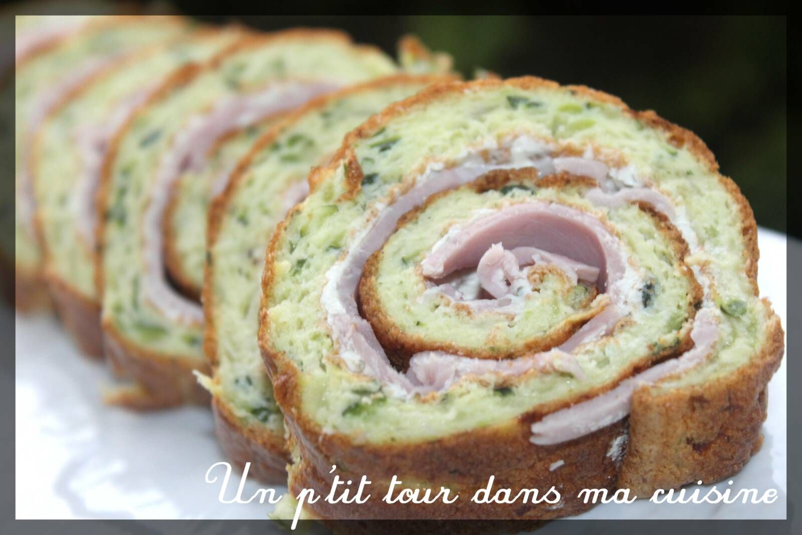 P'tits roulés de courgette au jambon