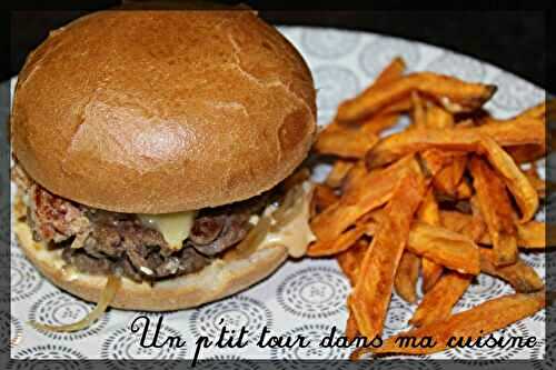 P'tits smashs burgers et frites de patates douces
