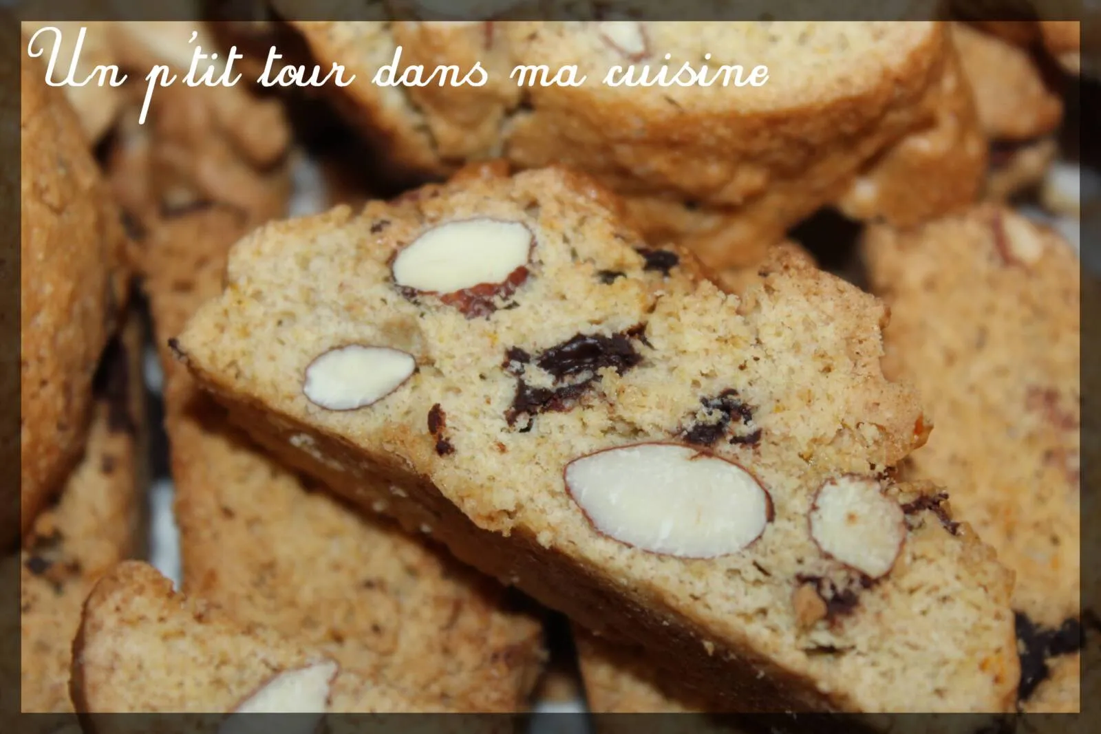 P'tit biscuits amandes, chocolat et orange