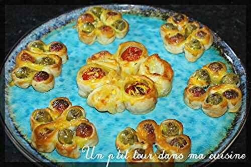 P'tites fleurs apéro saucisses, olives, tomates, mozzarella