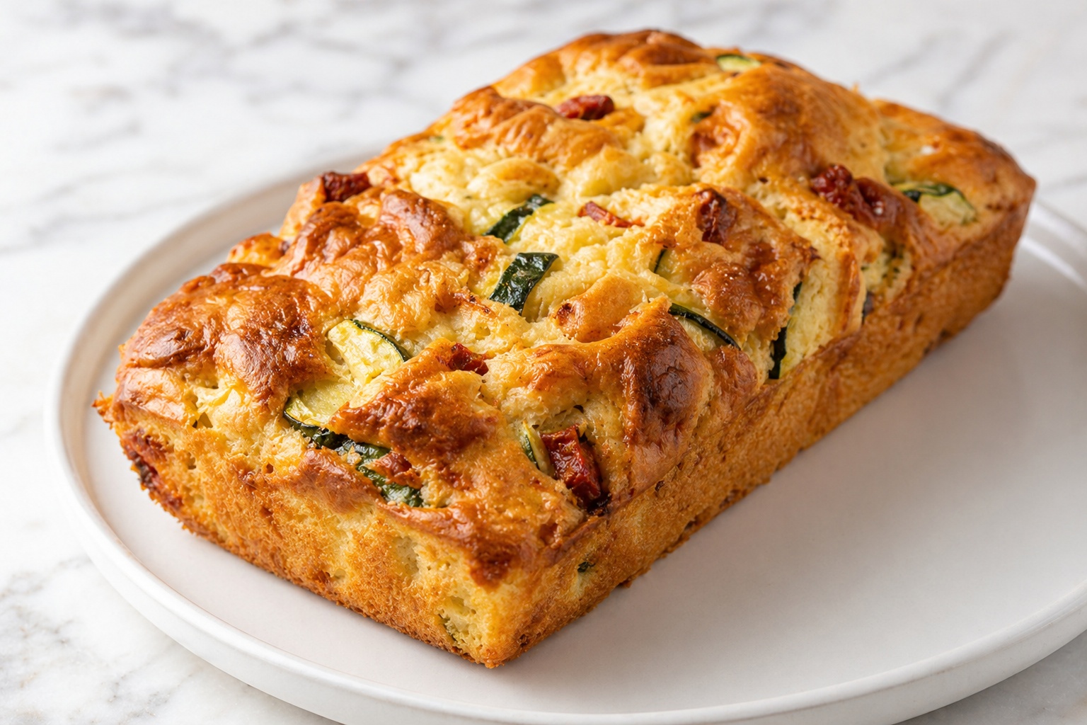 Cake moelleux au chorizo et courgettes