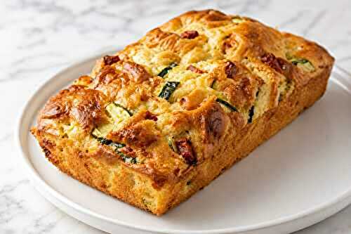 Cake moelleux au chorizo et courgettes