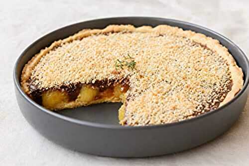 Tarte ananas chocolat