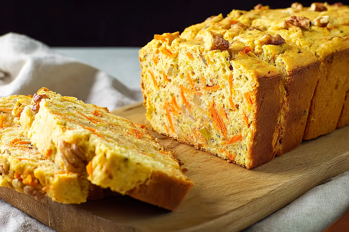 Cake moelleux carottes cumin