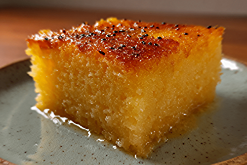 Gâteau au manioc à la vanille